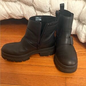 UGG Black Combat & Moto Boots New